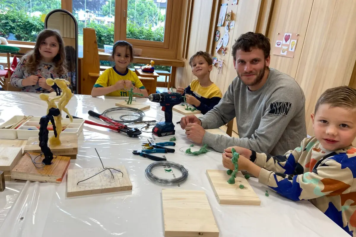 Atelier Wiesenau – Körper Kunst im Kindergarten