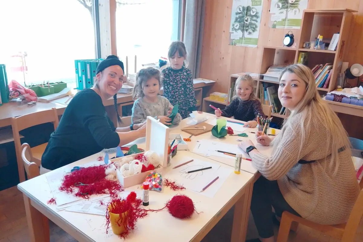 Bastelwoche im Kindergarten Fahr