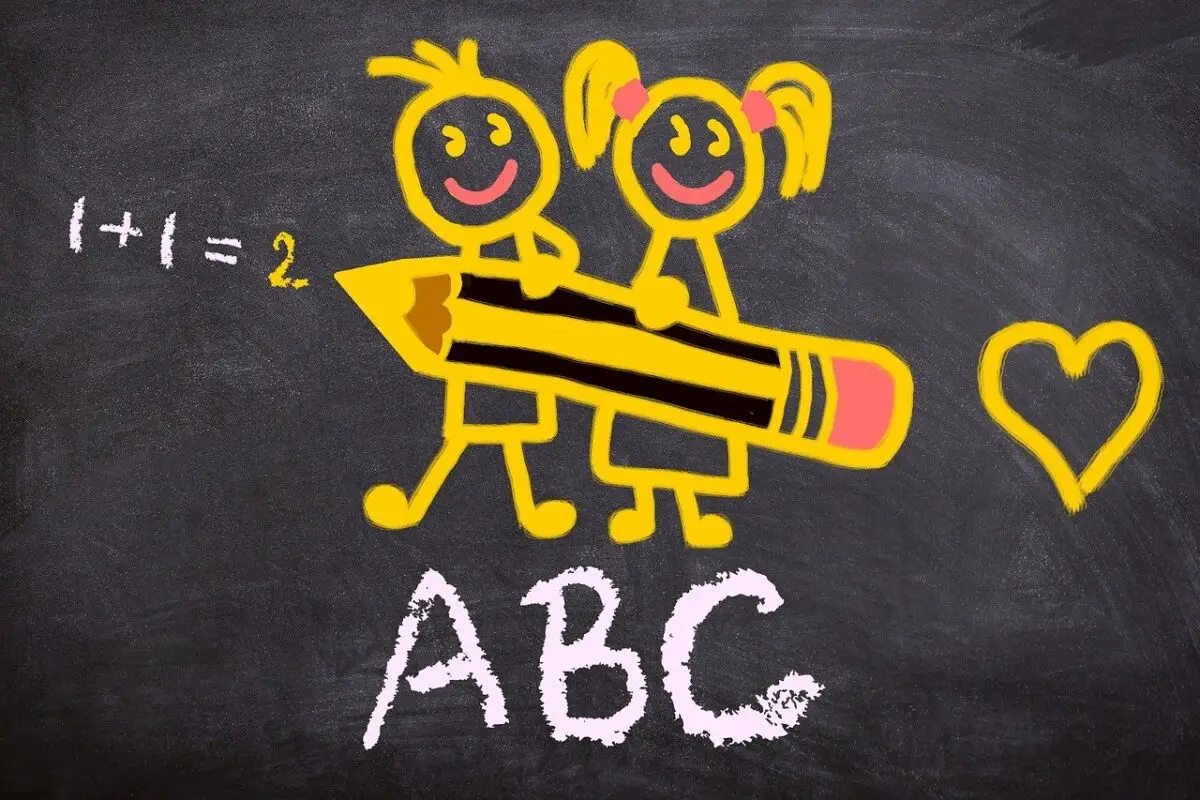 Erster Schultag des 1. Kindergartenjahres Fahr und der 1. Klasse Rosenberg