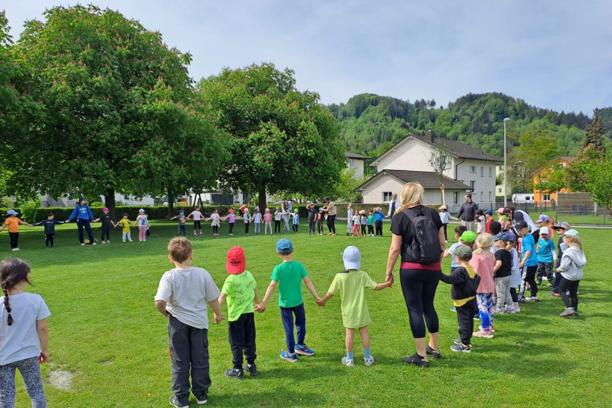 Sporttag des Kindergartens Wiesenau