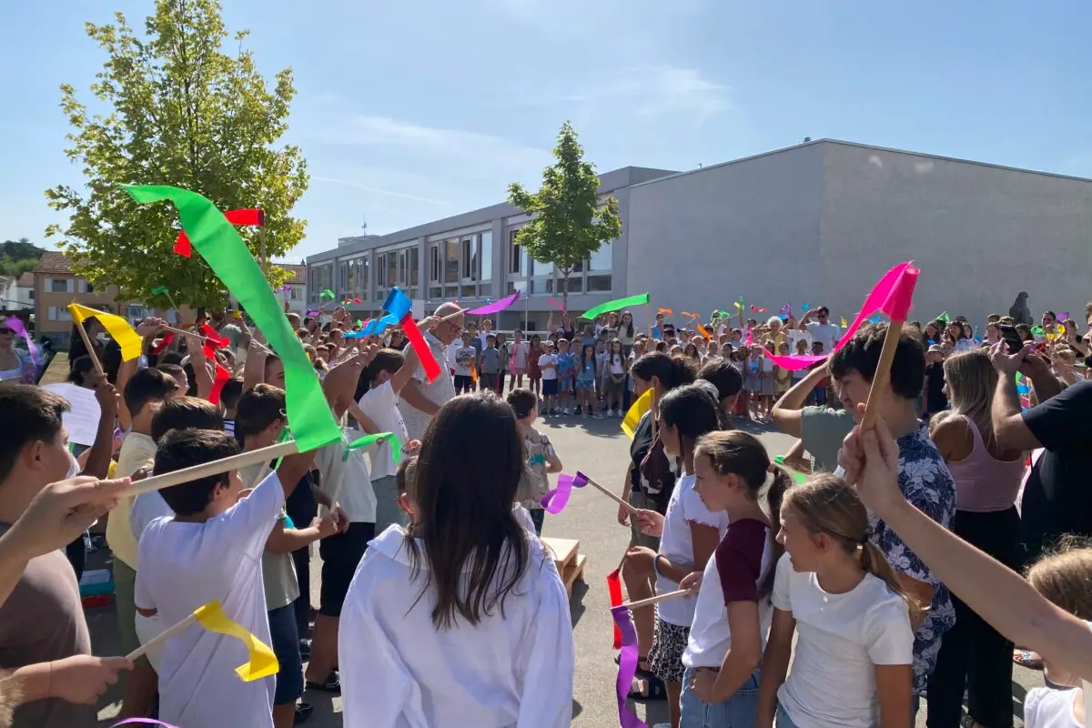 Schulstart in der Wiesenau